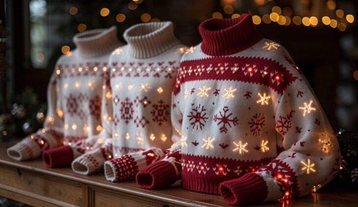 Des pulls de noël qui s’illuminent comme vos guirlandes : top des modèles