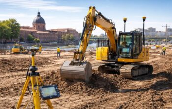 Logiciels de terrassement avec Trimble Earthworks, Topcon 3D-MC2 et Leica iCON pour chantiers Toulouse