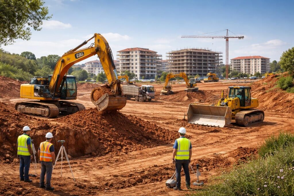 Solutions de terrassement professionnel pour promoteurs immobiliers et constructeurs à Toulouse