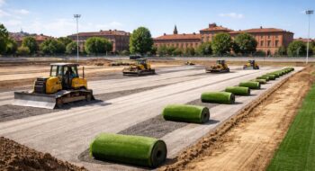 Terrassement Toulouse : construction de terrains de football synthétiques FIFA