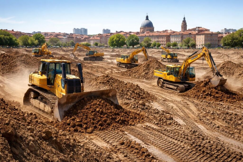 découvrez nos services de travaux de terrassement à toulouse, réalisés avec des engins caterpillar et volvo ce pour une qualité et une efficacité optimales.