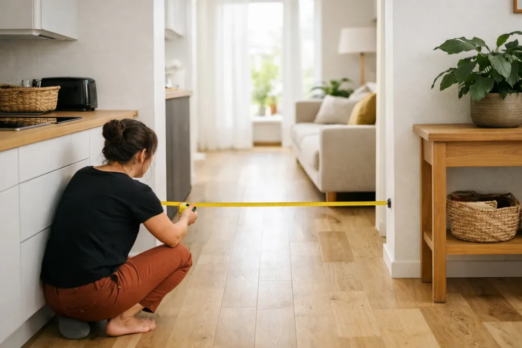 Un plan d&rsquo;agencement se dessine aux passages : 90 cm partout où l&rsquo;on passe